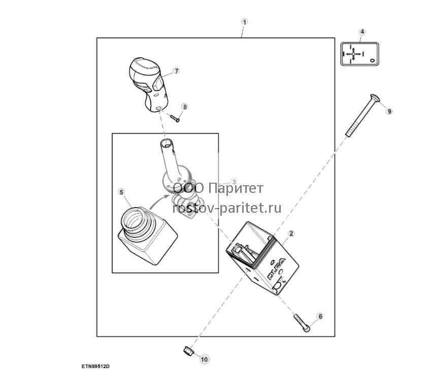 Multi Function Lever, Mechanical ICV, W 2-Functions 
